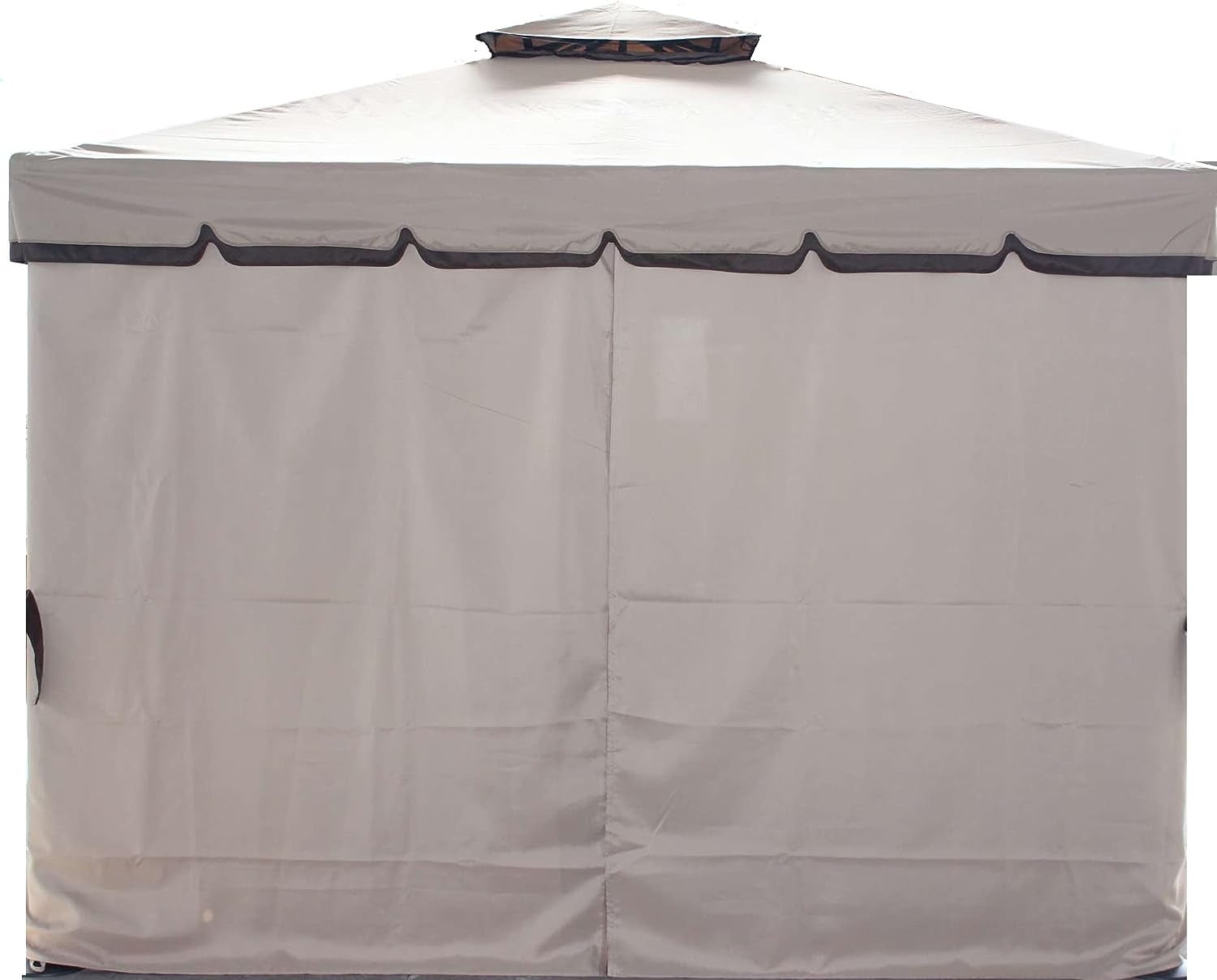 Tetto Di Ricambio Per Gazebo 3x4m - Copertura Impermeabile Beige - Foto 8