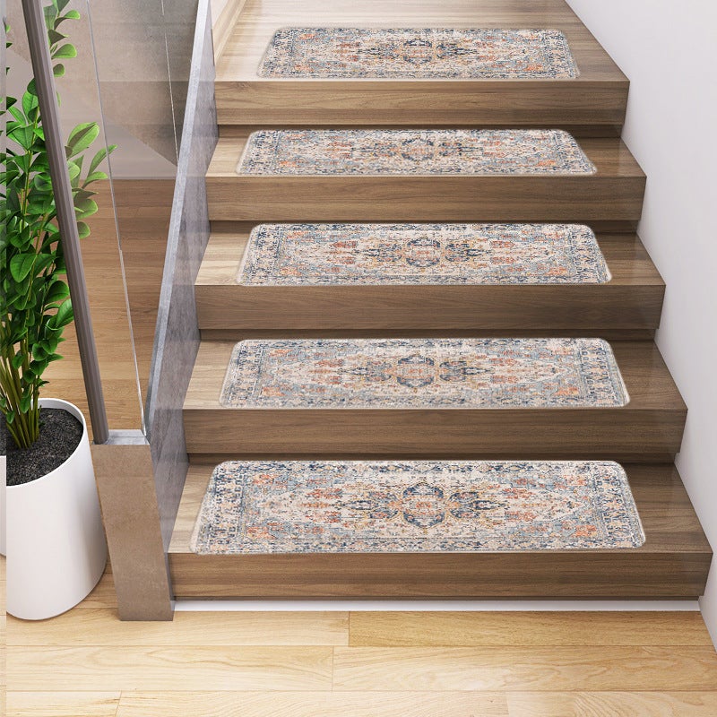 YWAQMCT Tapis D'escalier Antidérapant Lavable, 20,3 X 76,2 X 0,8 Cm