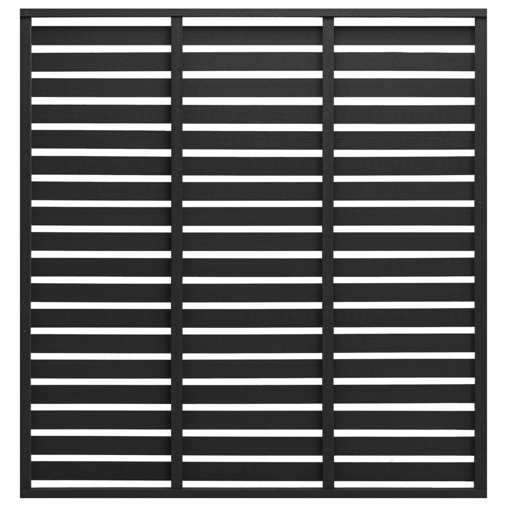Vidaxl Panel De Valla De Wpc 180X180 Cm Negro , Leroy Merlin