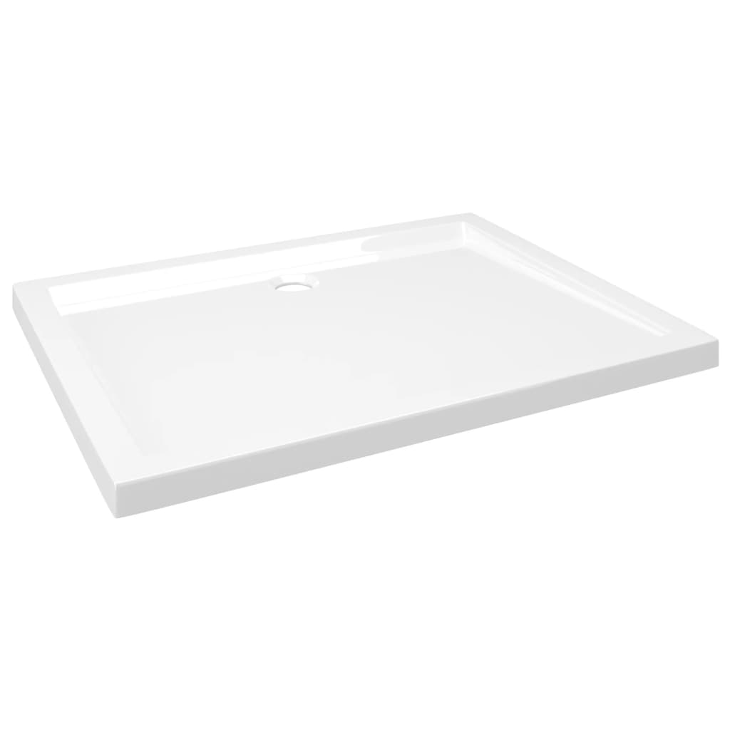 Piatto doccia piatto doccia piatto doccia bagno wc doccia interno casa rettangolare ABS 70 x 90 cm bianco 02_0001946 - 2