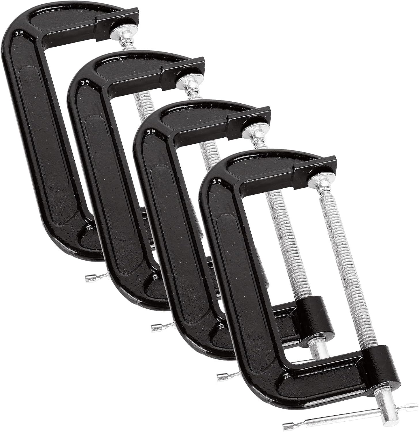 Sourcing Map Lot De 4 Colliers De Serrage Arbre 6mm - Alliage Aluminium Avec Vis M4 Et Clé