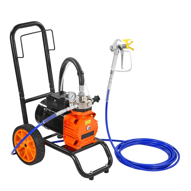 Pulvérisateur de peinture SucceBuy sans air à diaphragme, pulvérisateur haute pression 1100 W 2000 psi avec barre d'extension