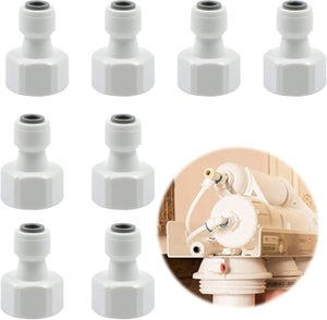100 pezzi 4/7 connettore a 2 vie connettore per irrigazione a goccia accessori per irrigazione da giardino | Leroy Merlin