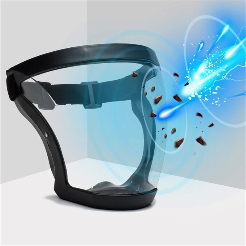 Lunettes de protection anti-buée Masque intégral Hd Transparent Étanche à la poussière Étanche aux éclaboussures Lunettes d'équitation - 2