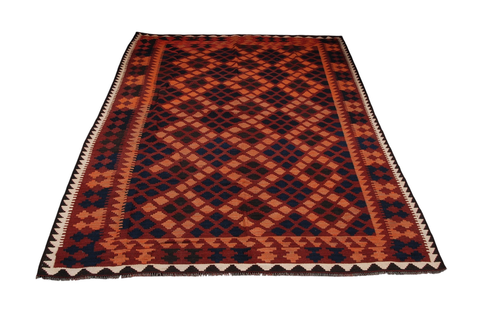 Oryginalny ręcznie robiony kilim - 285x200 cm (GalleriaFarah1970)