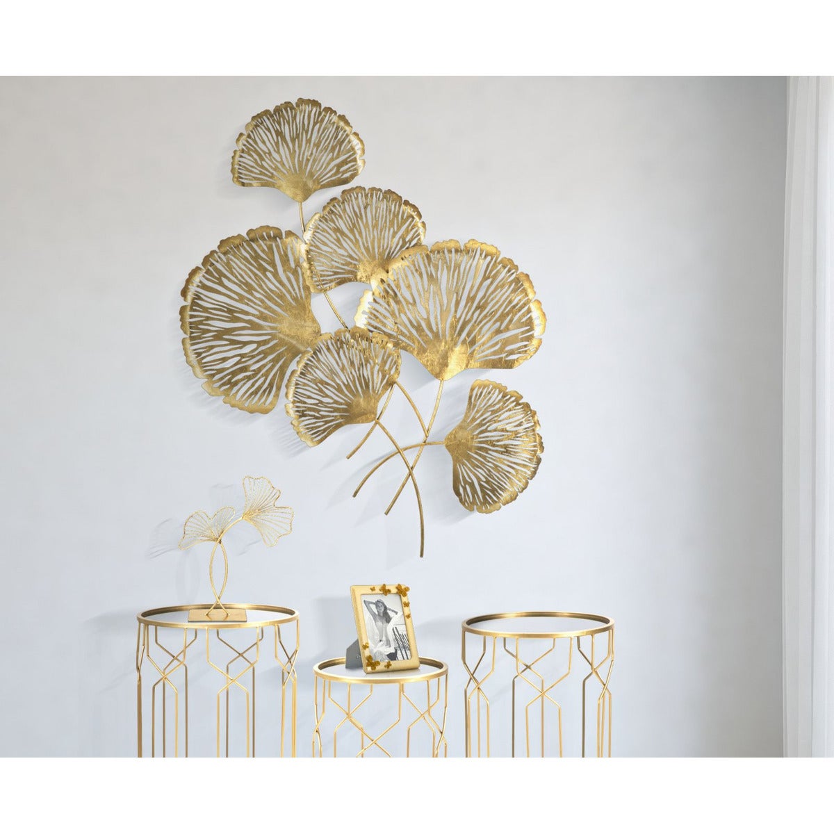 Décoration 3D en Métal Feuille 28, Métal, Or, Seven Design - 8