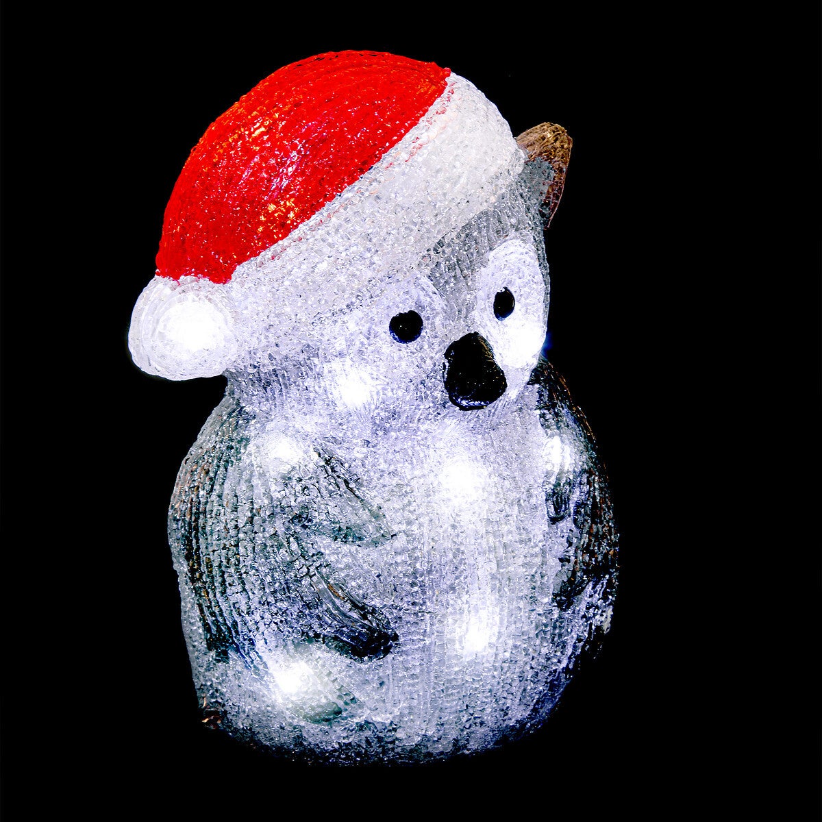 Gufo in acrilico illuminato a forma di 80 LED H.24cm per esterno - 4