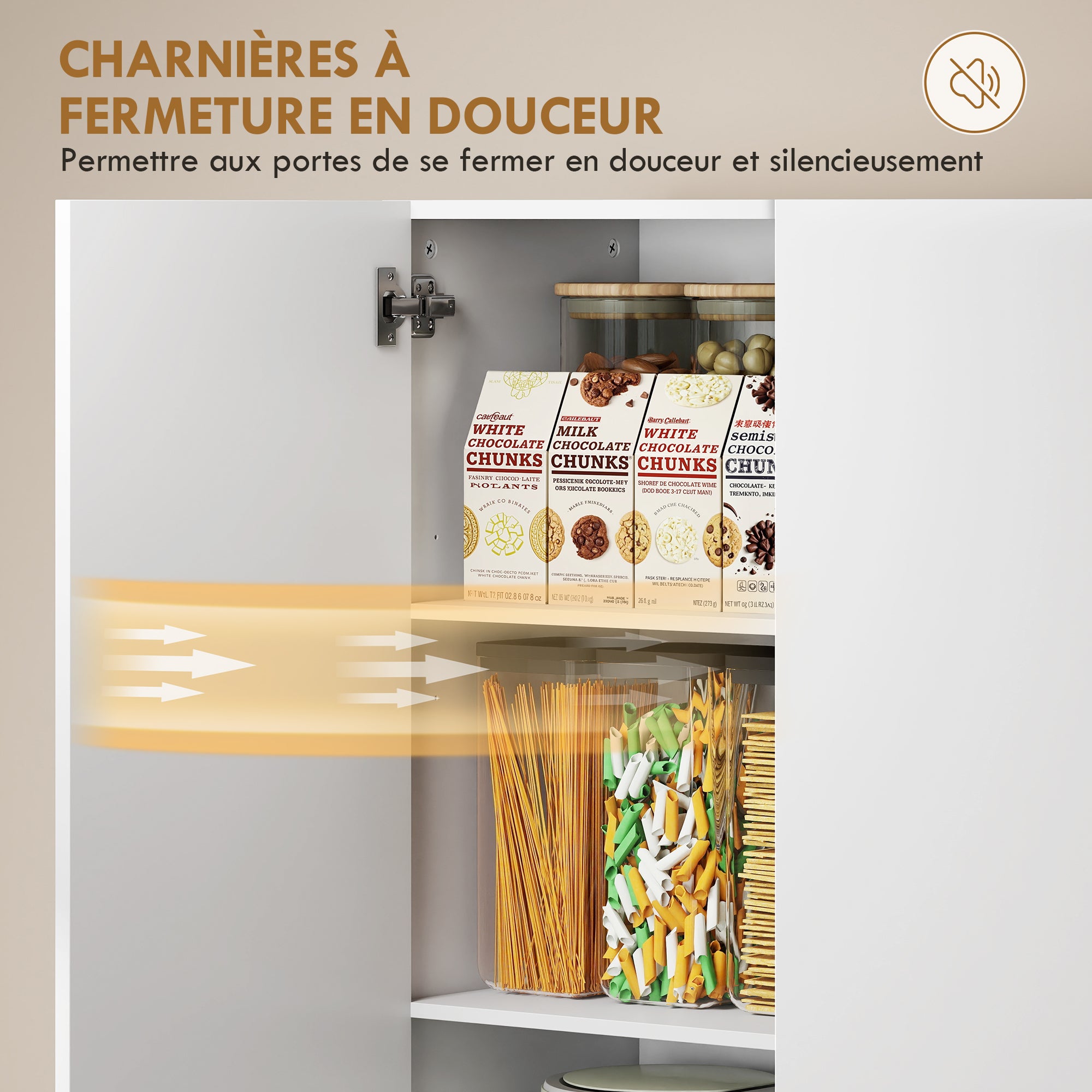 Armoire de cuisine MDF HOMCOM - 7