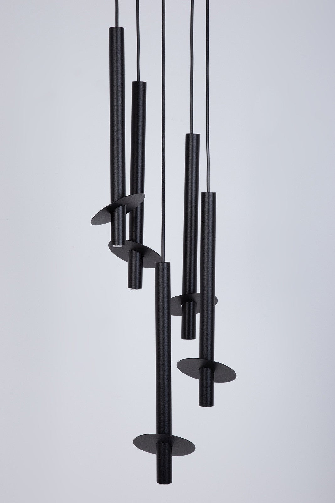 Lampa wisząca Sopel Ring czarna 5xG9x3W ring wym: 130 x 26 x 26 cm metal SIGMA - 2