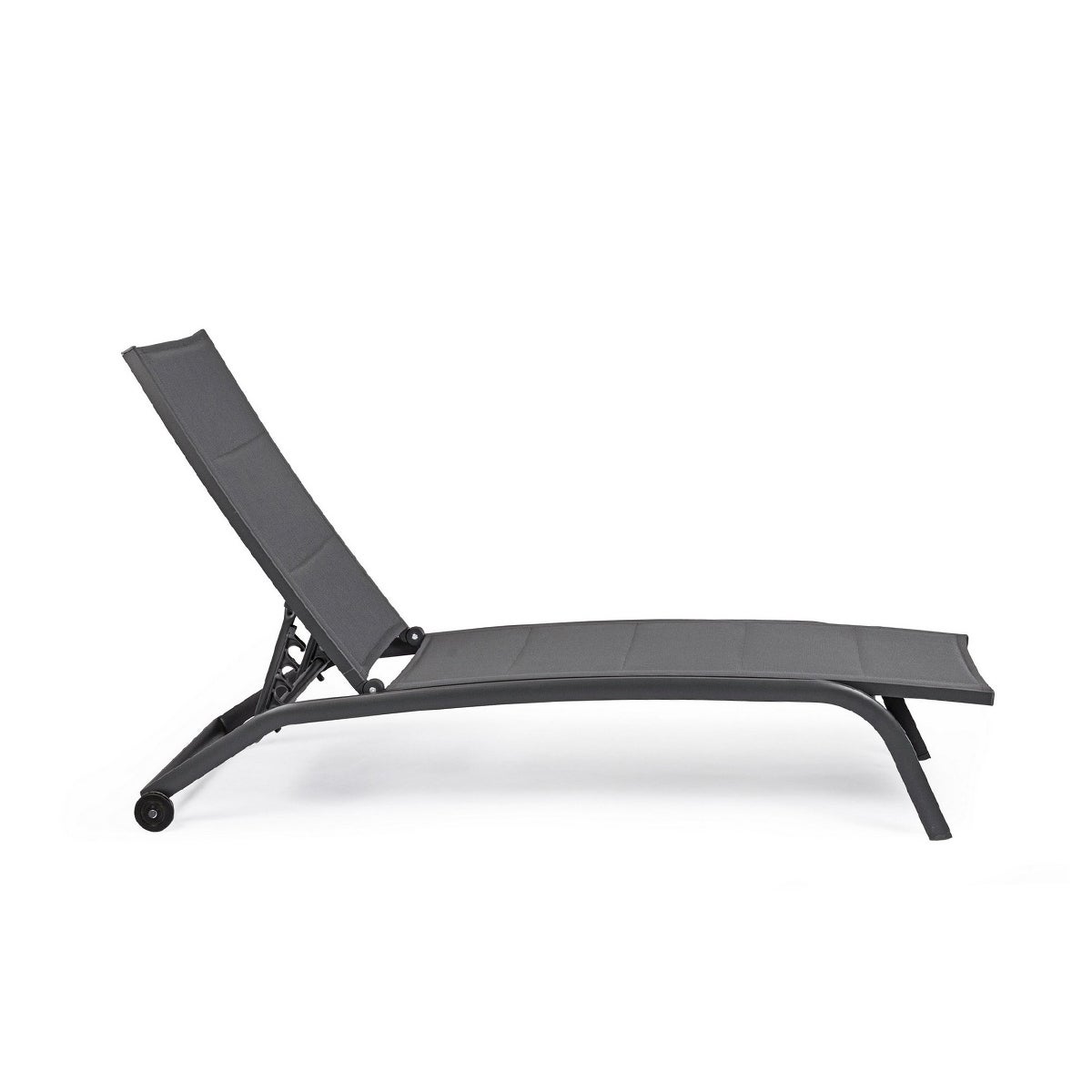 Leżak ogrodowy z kółkami, regulowany leżak do opalania Cleopas - 2
