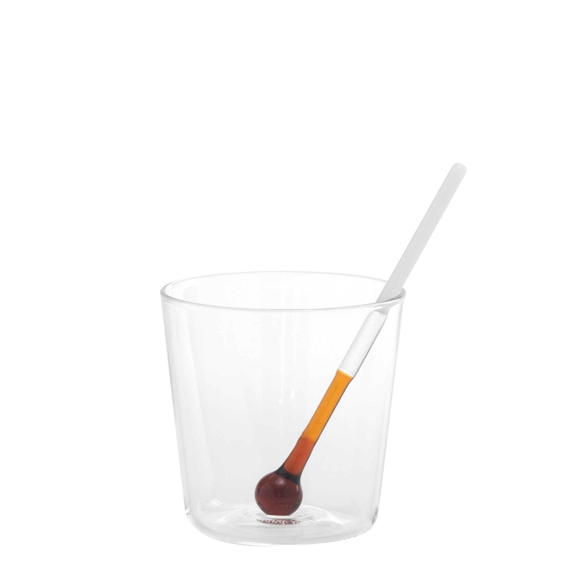 Pahare de masurat cu spritzometru - Set 2 pahare + dozator Spritz Sticla decorata Made in Italy - Zafferano Italia