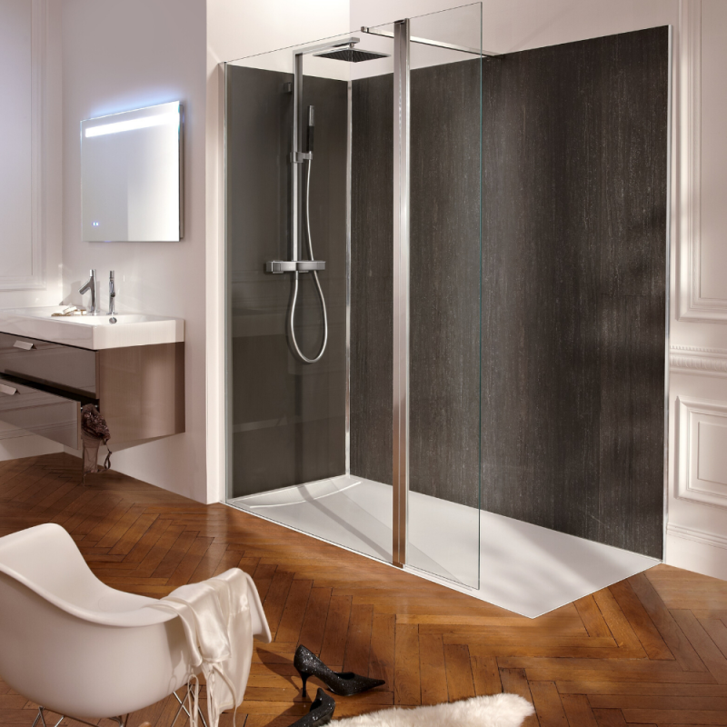 Receveur de douche antidérapant 160 x 90 JACOB DELAFON Flight Neus rectangle blanc - 2