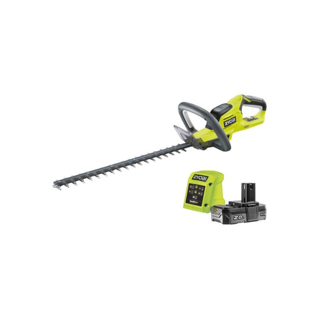 Taille-haies RYOBI 18V One+ LithiumPlus 1 batterie 2.0Ah - 1 chargeur rapide RHT184520
