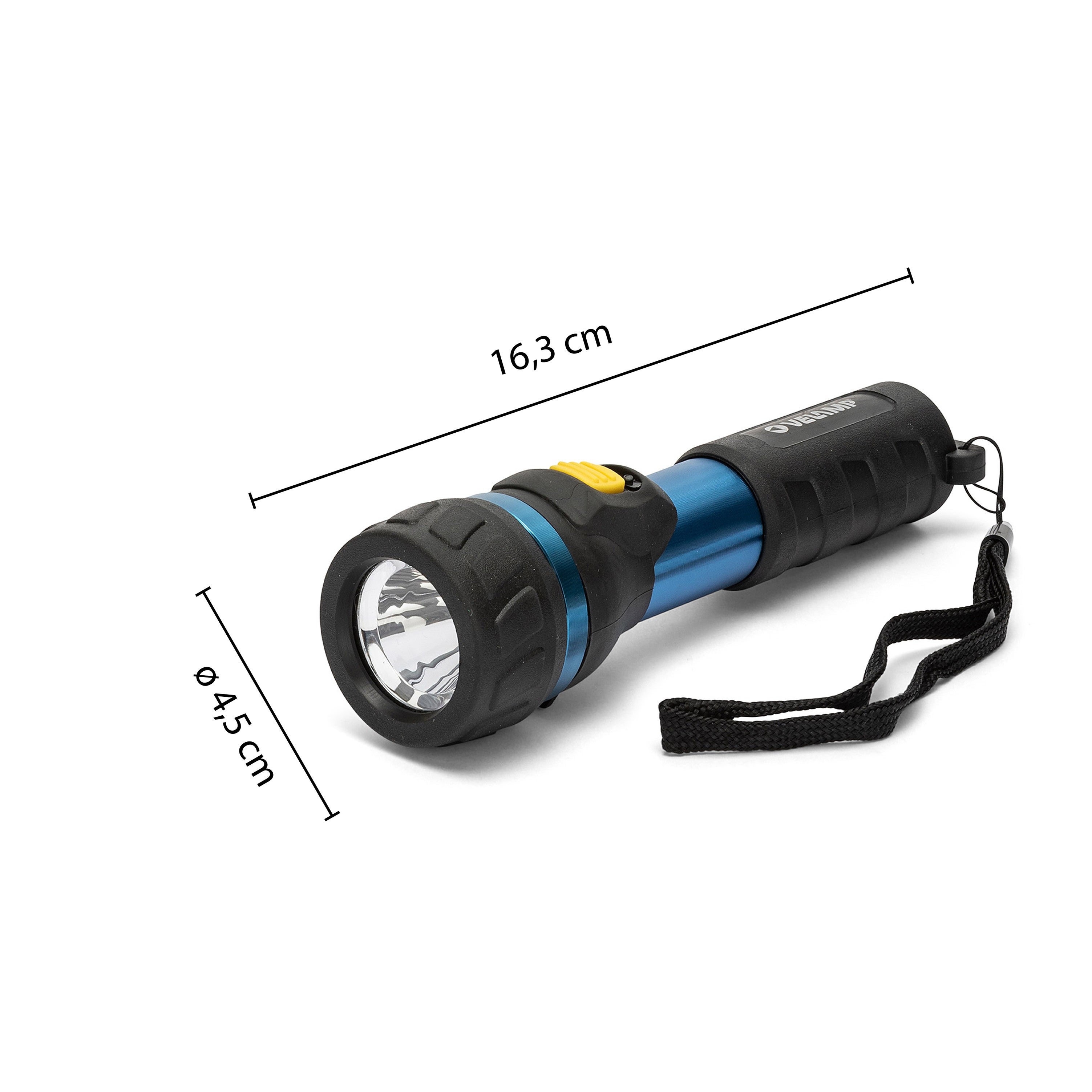 IMPULSE: torche LED 1W 2AA aluminium + caoutchouc - 4