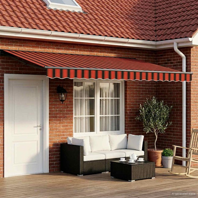 Cadre de store manuel avec LEDs 4,5 × 3 m | Leroy Merlin