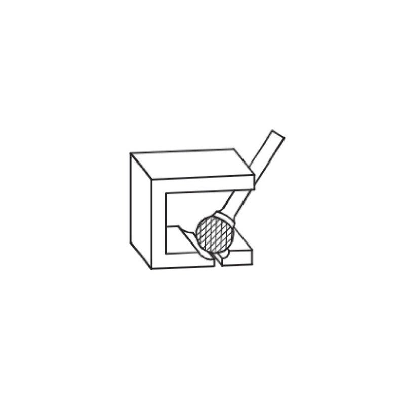 Fraise carbure sphérique 6 x 5mm longueur 56mm HANGER 151206 - 2