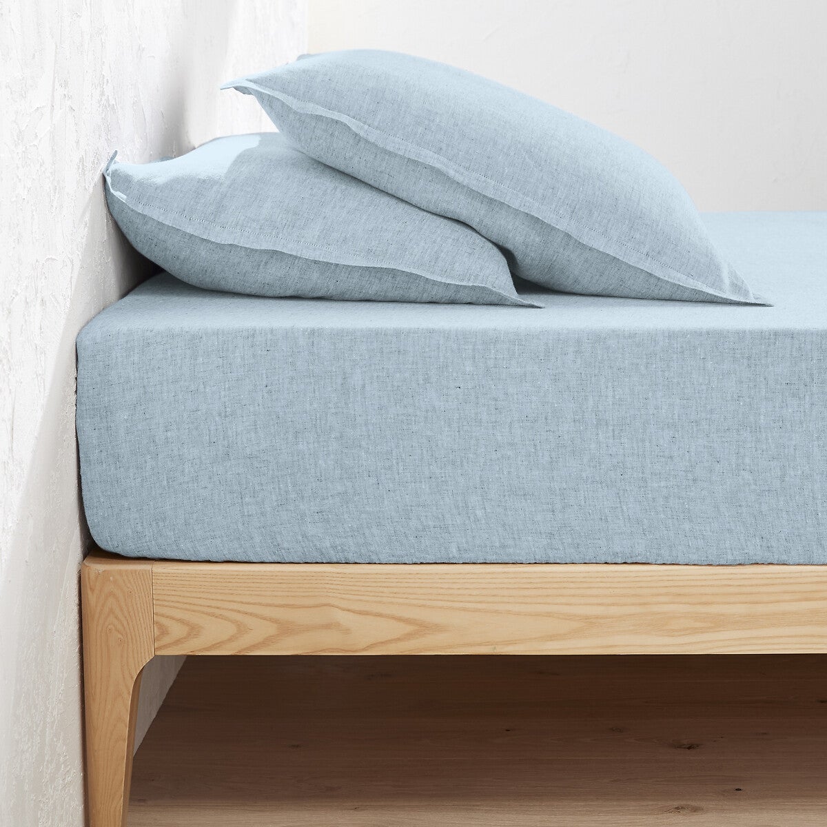 Drap Housse Uni 70x210 Cm Bonnet 30 Cm Coton ALTO Crème | Leroy Merlin