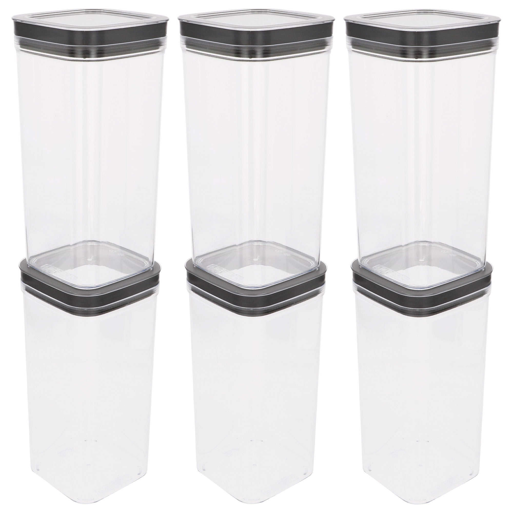 Curver pack 6 botes plástico herméticos multiusos (2,3l)