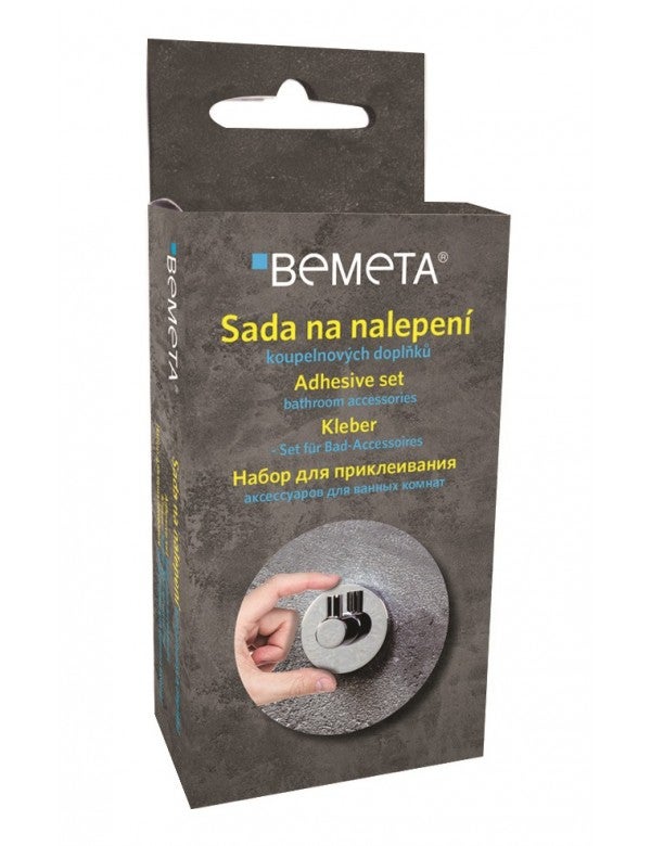 BEMETA Nero Porta scopino da parete in ottone nero e ciotola in vetro 37x14x9,5cm (104113010) - 4