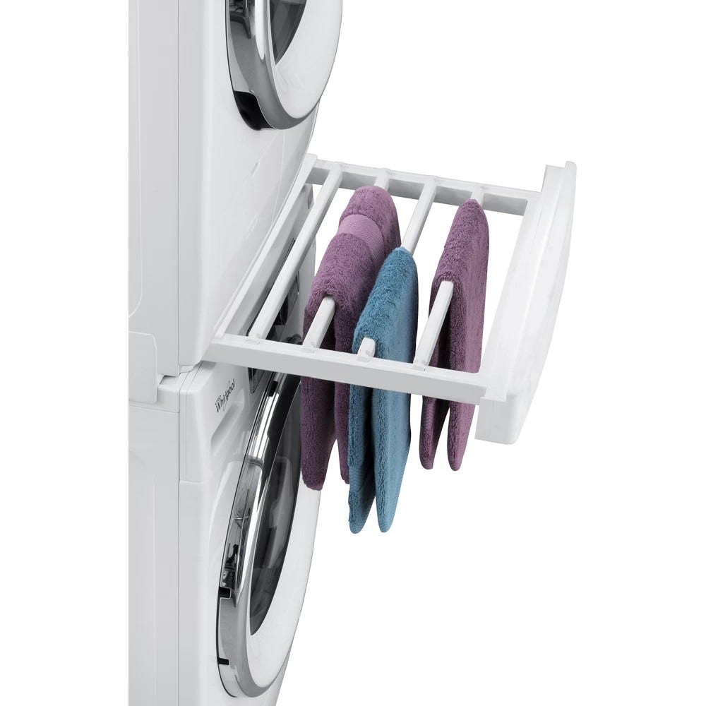 KIT DE SUPERPOSITION 2 EN 1 AVEC TABLETTE POUR LAVE-LINGE & SECHE-LINGE - 4