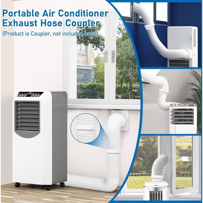 Rallonge universelle pour tuyau de climatiseur, connecteur de 130 mm à 150 mm, adaptateur d'échappement pour climatiseur portable - 5