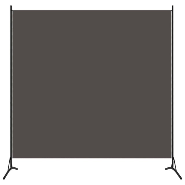 Biombo divisor de 1 panel gris antracita 175x180 cm / 175 x 180 cm / Antracita