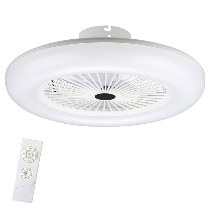 VENTILATORE A SOFFITTO CON LAMPADA LED CALDA FREDDA NATURALE 3 VELOCITA