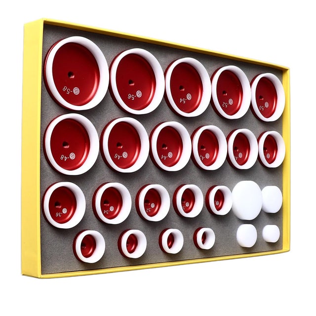 Kit De 18 Matrices Pour Presse à Montre - Pour Remplacement Fond De Boîtier - Argent