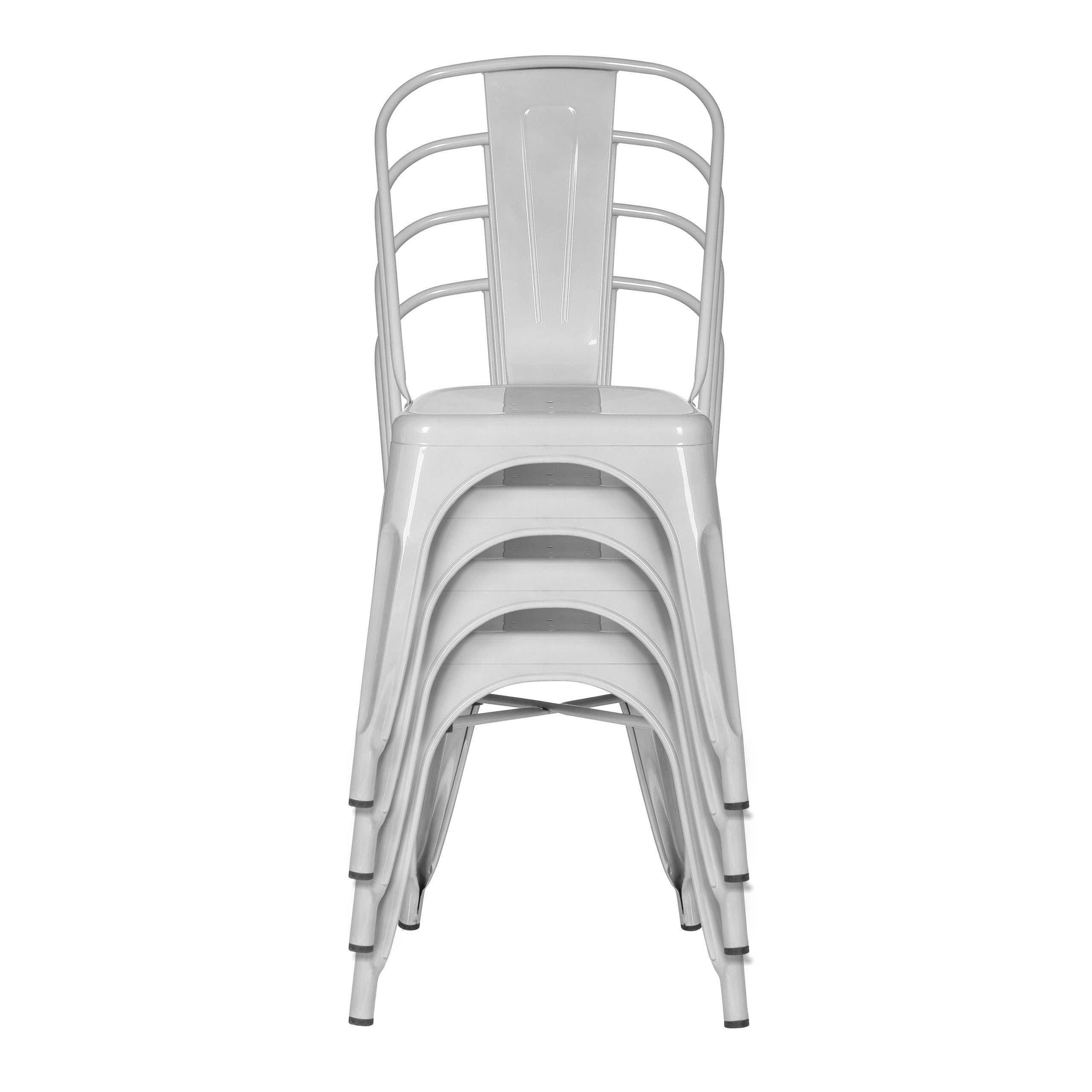 Sedia VANTAGGIO COMFORT metallico bianco hjh OFFICE - 4