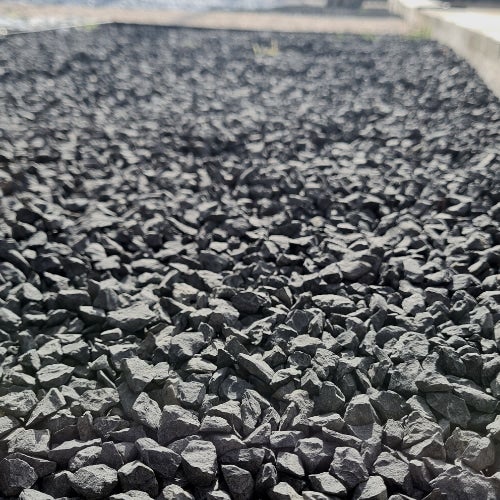 Sac de +/- 800 kg = 10M² Gravier gris foncé Aggly 6/10 concassé - 7