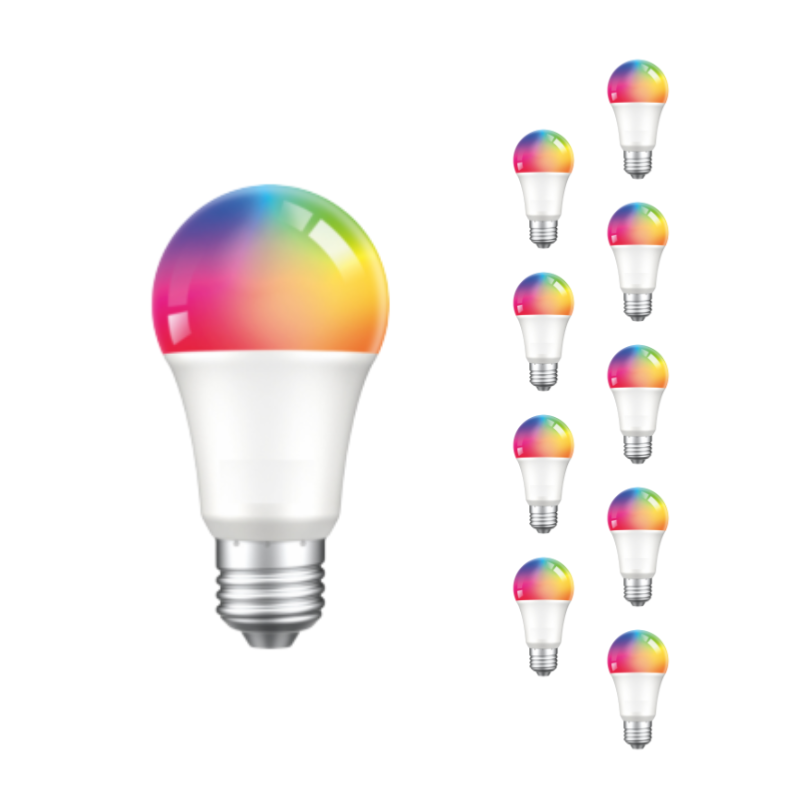 Ampoule LED Connectée WiFi E27 4.5W G45 RGBW - SILUMEN - 2
