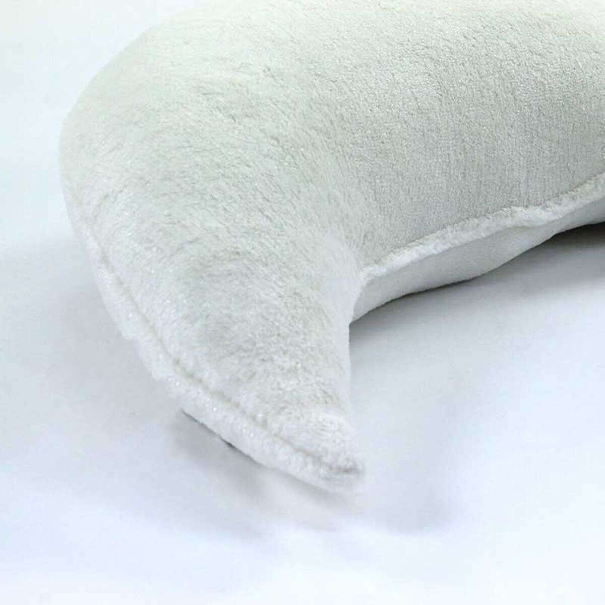 COMETE - Coussin extra-doux en forme de lune rose 30x45 - 3