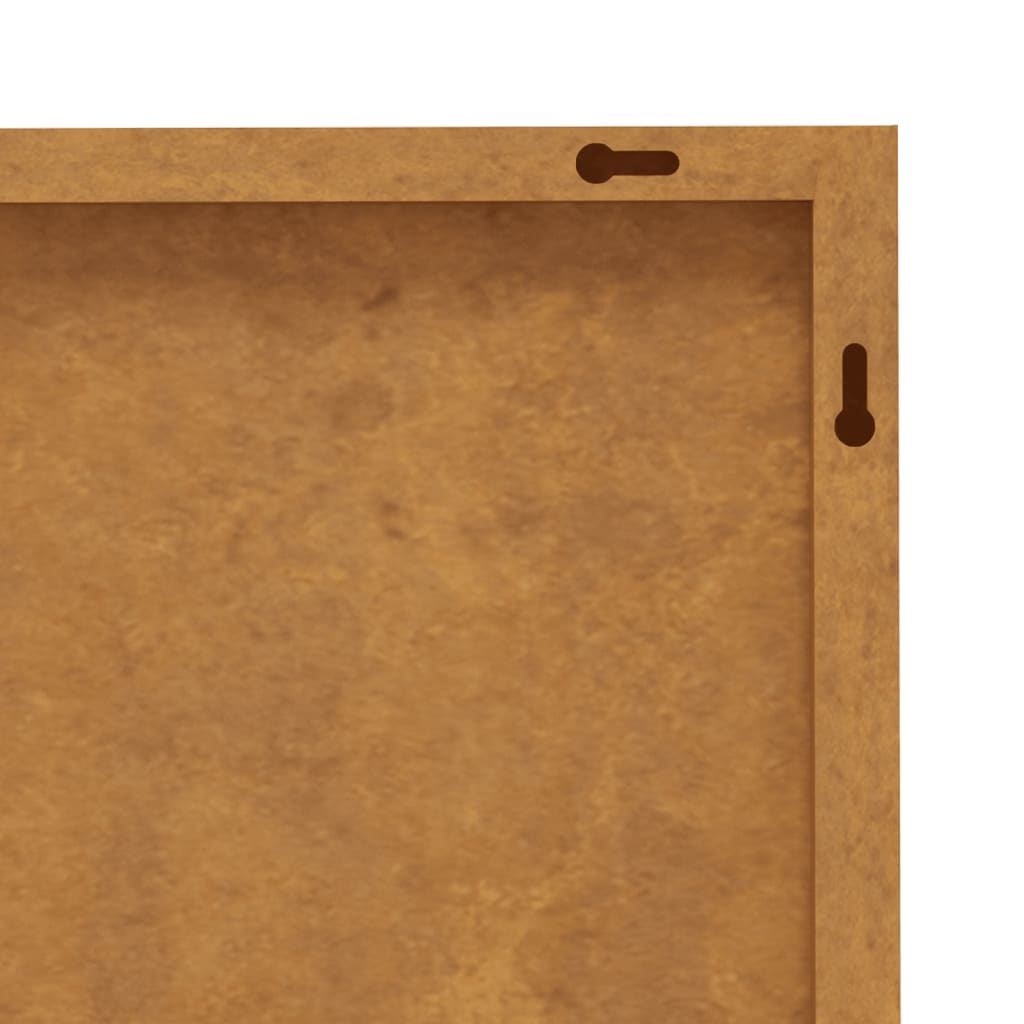Maison Exclusive - Décoration murale jardin 105x55 cm acier corten design feuille - 7