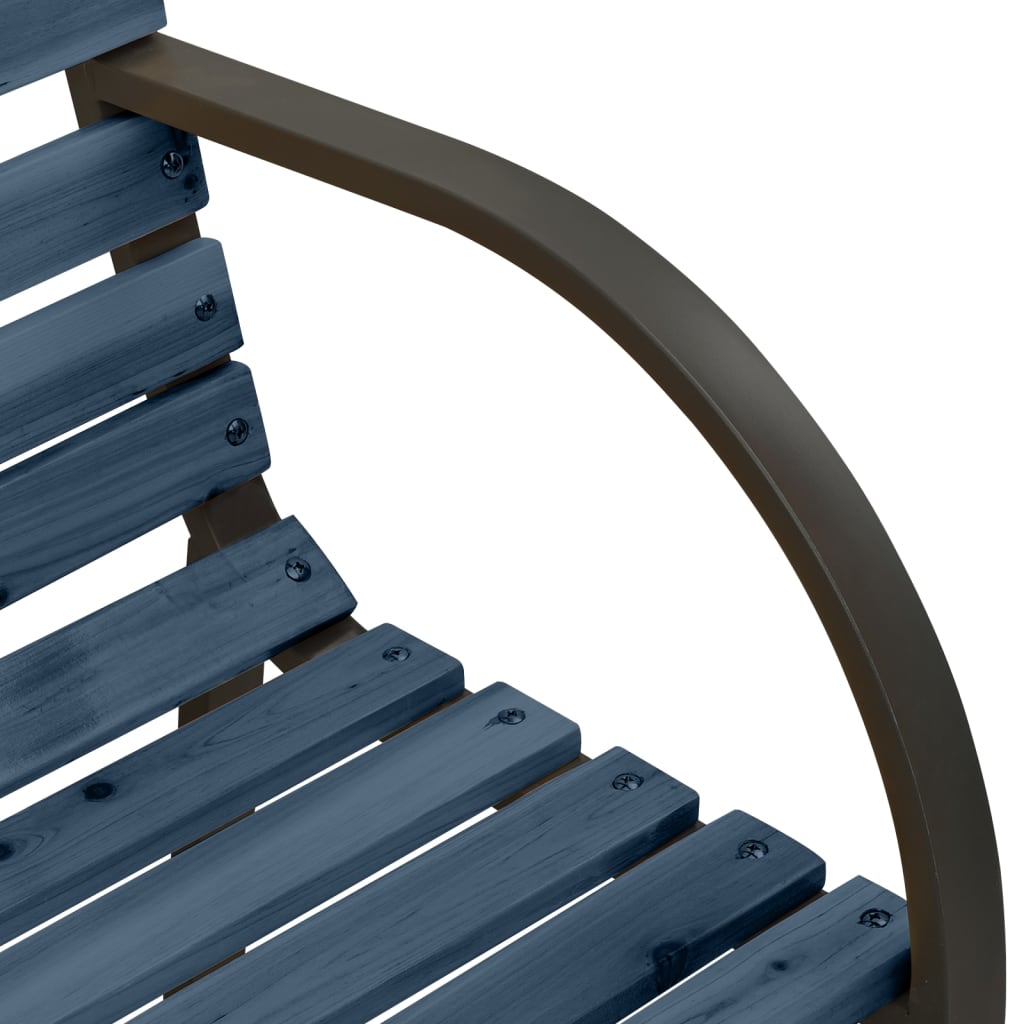 Panca da giardino mobili da giardino per esterni terrazza per bambini 81 cm in legno di pino cinese grigi 02_0011762 - 5