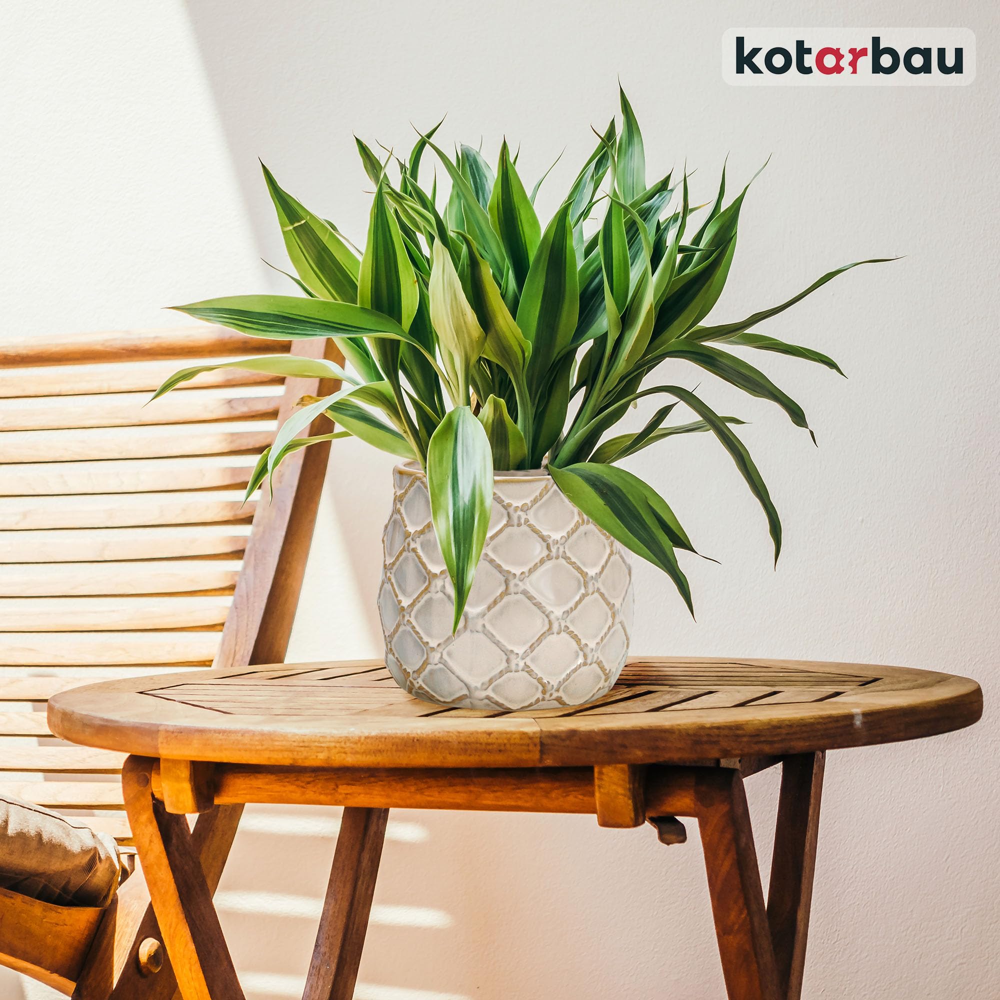 Doniczka ananas fi 125 donica osłonka ceramiczna ceramika ozdoba na kwiaty - KOTARBAU - 9