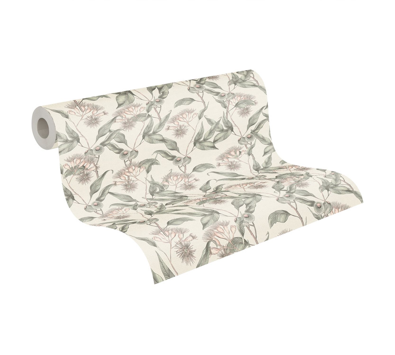 Tapeta przejrzeć białym,szarymIzielonym - 53 cm x 10.05 m - LIVINGWALLS