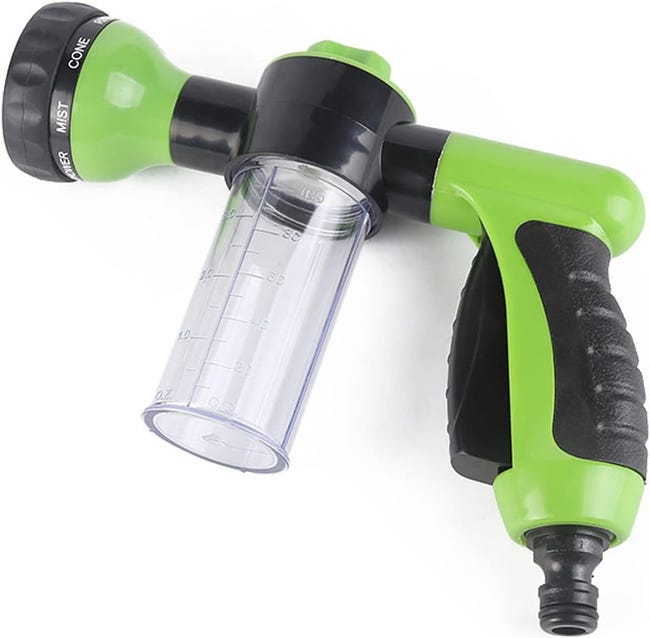 Pistola per irrigazione con 8 modelli regolabili, pistola a spruzzo allungata con flusso d'acqua controllabile, lavaggio auto, pulizia del cortile | Leroy Merlin Pistola per irrigazione con 8 modelli regolabili, pistola a spruzzo allungata con flusso d'acqua controllabile, lavaggio auto, pulizia del cortile | Leroy Merlin