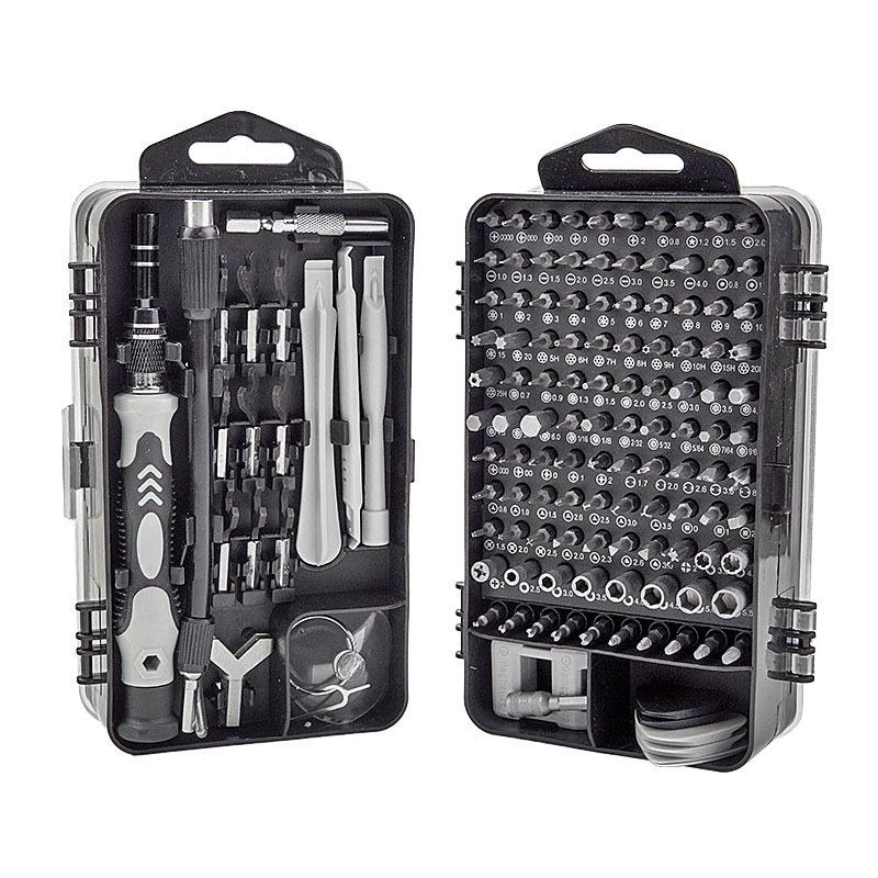 117 En 1 Kit Tournevis De Précision,Mini Set Tournevis Magnétique Outils Bricolage,Convient À La