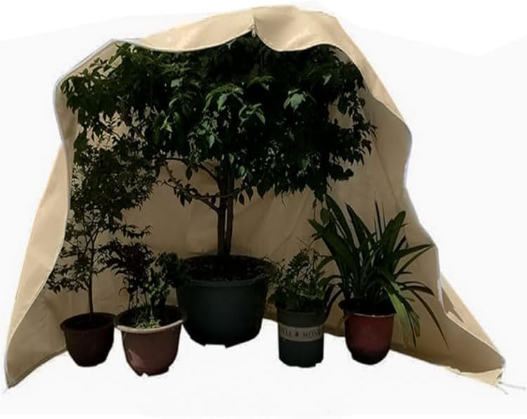 Housse De Protection Hivernale Pour Plantes - Anti-gel Jusqu'à -10°C, Respirante, Fermeture éclair