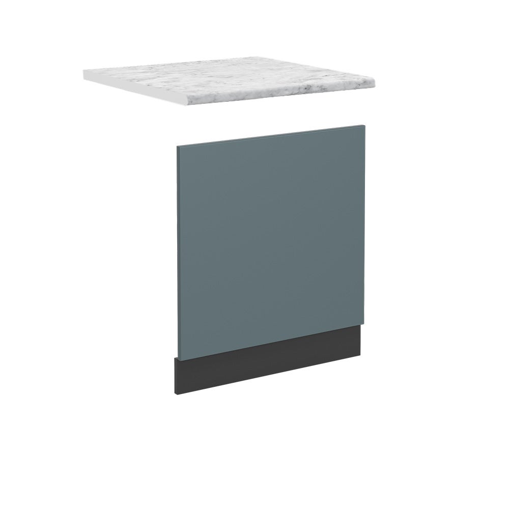 Vicco Panel przedni R-Line, Niebiesko-szary, 60 cm , BR Marmur