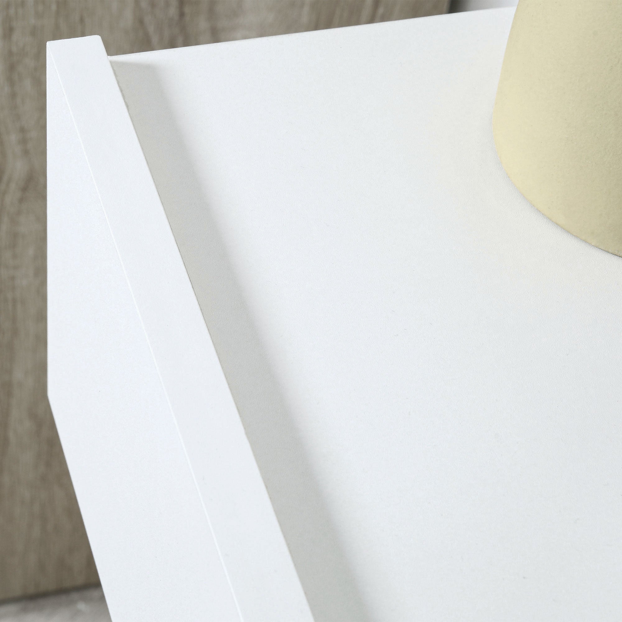 Ensemble de 2 tables de chevet suspendues avec tiroirs,en panneauxde particules,style moderne,40x30x15cm,couleur bois - 9