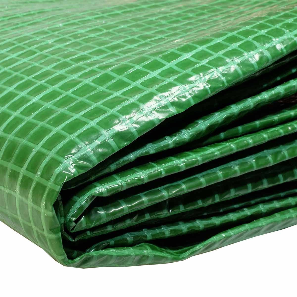 Bâche Armée Verte 4x6 m - TECPLAST - VR170MU - Bâche de protection - Haute Qualité - Imperméable - Résistance Anti-UV - 5