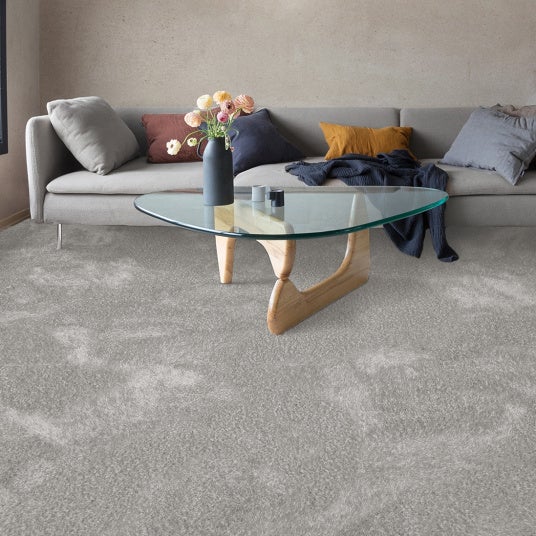 Moquette épaisse - Éclat - Shaggy gris clair - Echantillon 15 x 20 cm - 2