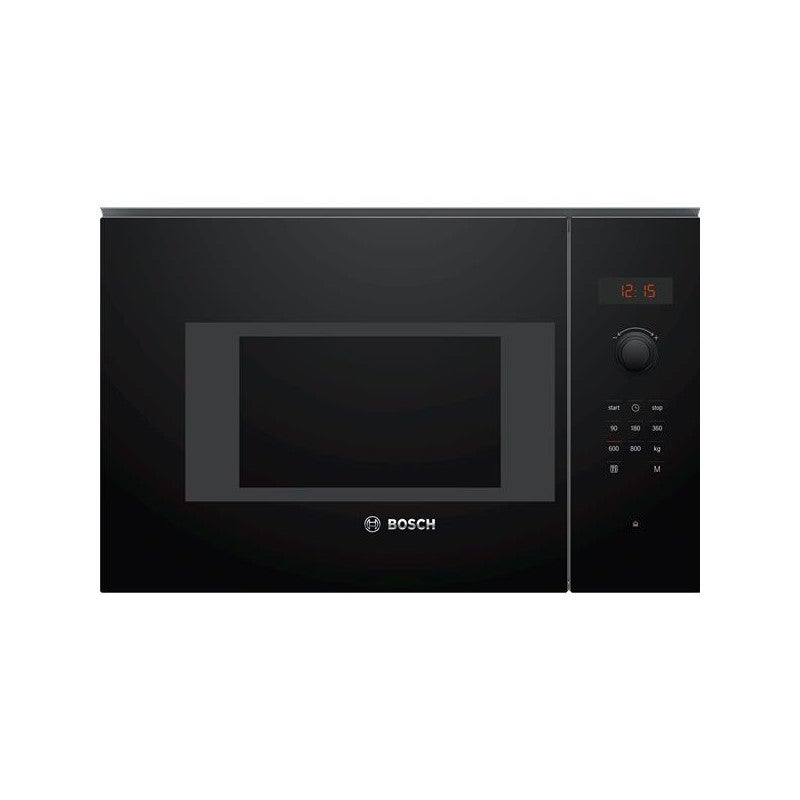 Microondes simple encastrable SER4 Noir Volume four (L) 20 l BOSCH BFL523MB1F