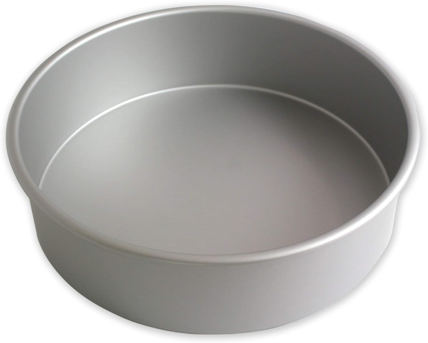 PME LBR073 Moule à gâteau rond profond en aluminium anodisé avec base amovible Argenté 178 mm