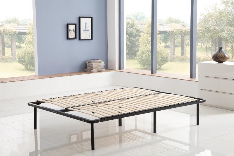 Sommier à lattes 140x190 cm sur pieds pour lit 2 places - 9