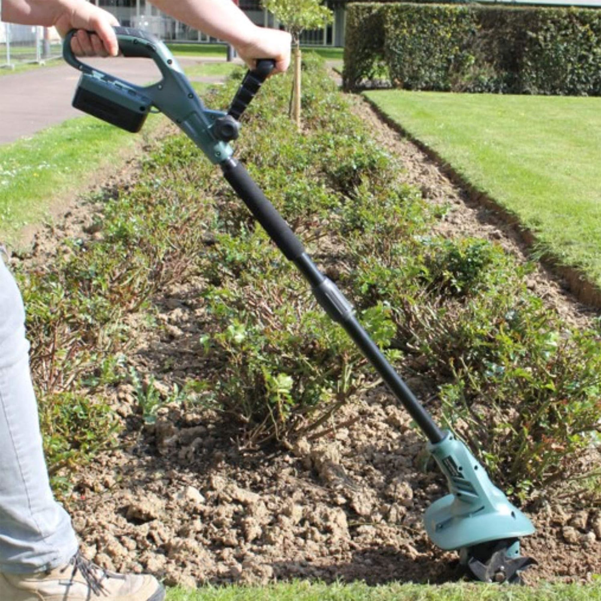 Elettrozappa Senza Fili 18V Batteria Inclusa 4 Frese Manico Regolabile 3,9kg Cura Orto Giardino - 5