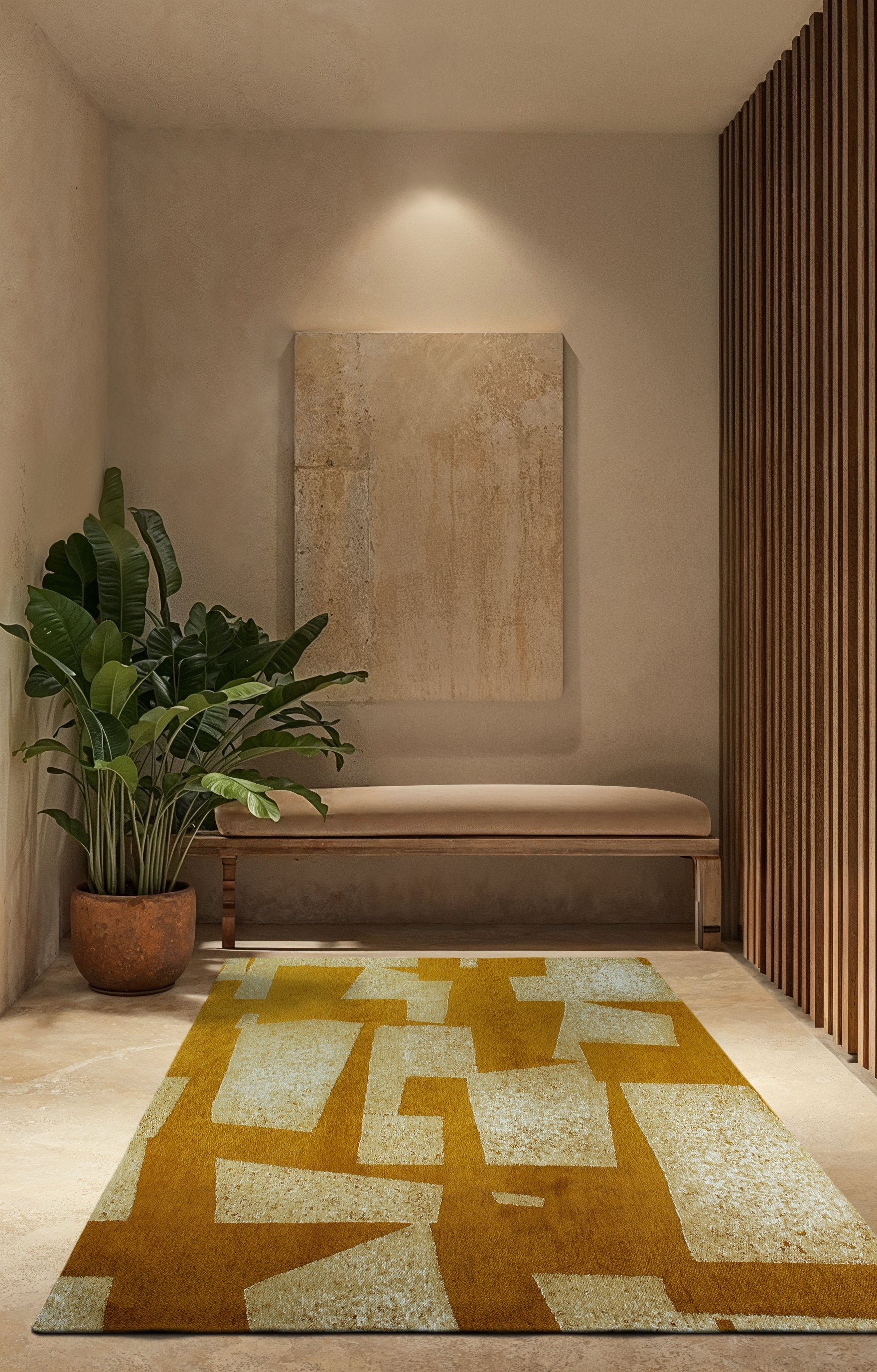 Tapis de salon moderne tissé plat SPRING 80x150 cm - 2