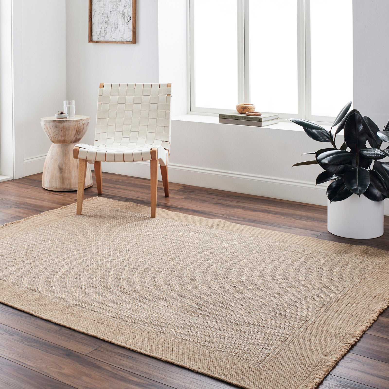 LIVABLISS Tapis d'Extérieur/Intérieur Aspect Jute Beige 160x213 cm Jenny - 2