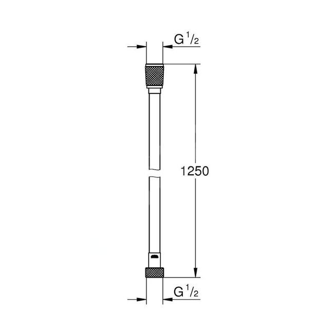 Flessibile Doccia GROHE QuickFix VitalioFlex 1750 Mm - Sistema Antitorsione Twistfree - In Metallo - Cod. 22100000